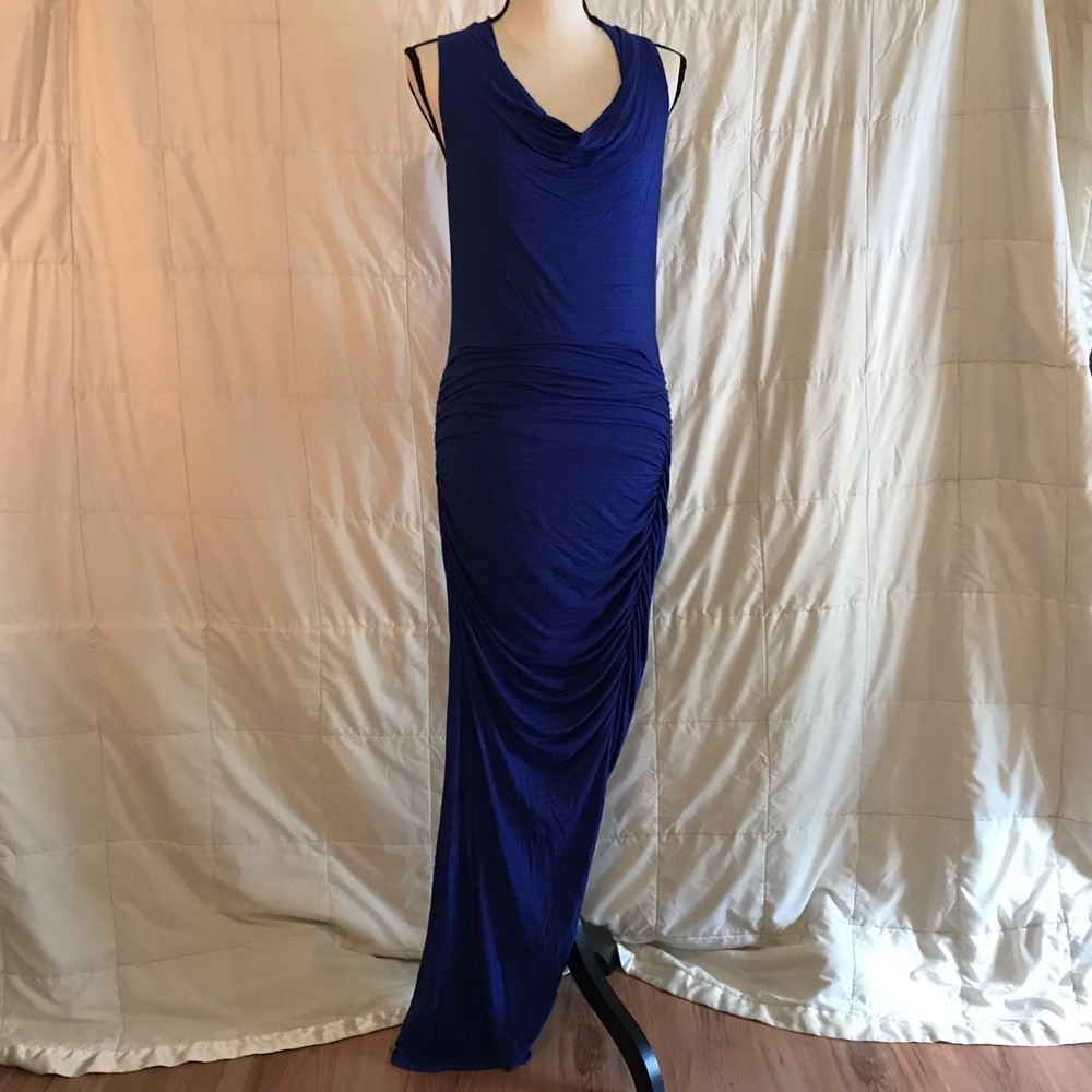 Express NWOT Dress in Marled Blue/Black